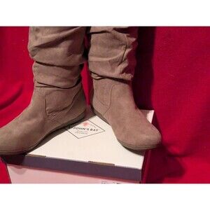 St John's Bay SJB KENZIE Womens 7M Memory Foam Boots 100-3556, 13.5" tall boots